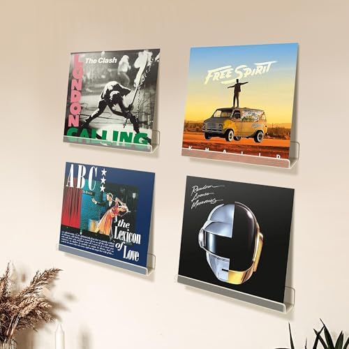 Upsimples 18 Pack Vinyl Record Wall Shelves