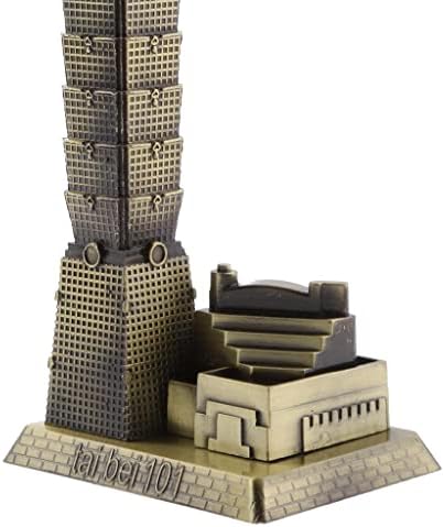 MERIGLARE Alloy Taipei 101 Tower Figurine Statue Decor Gift
