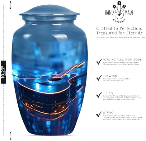 Guitar Urn - Cremation Urn for Human Ashes