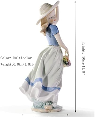 MTME Porcelain Figurine Back with Wishes Home Decor