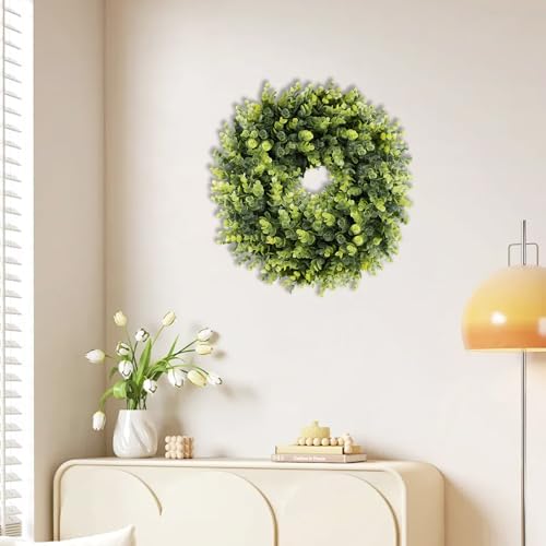 Boxwoods Door Wreath 16-18 inches All Season Decor