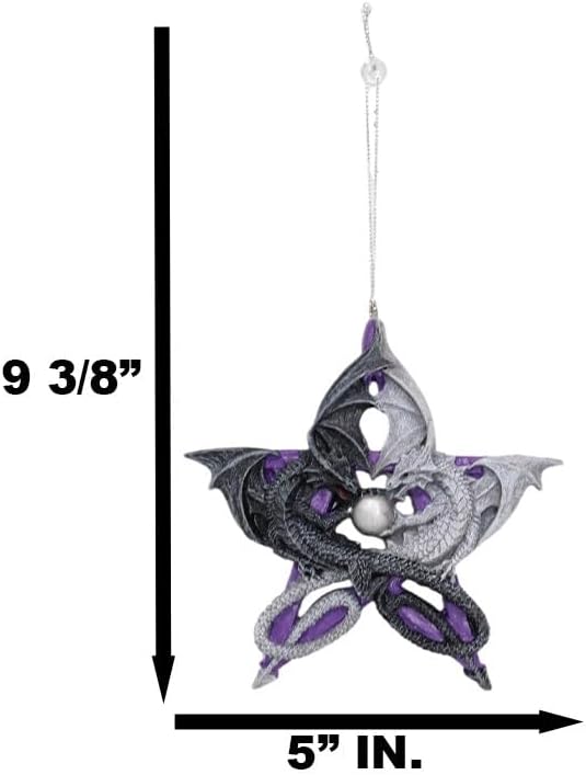 Ebros Gift Anne Stokes Dragon Fantasy Ornament - Halloween Christmas Decor