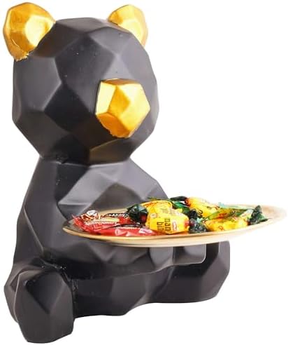 Cute Cool Dog Sculpture Storage Tray Home Decor