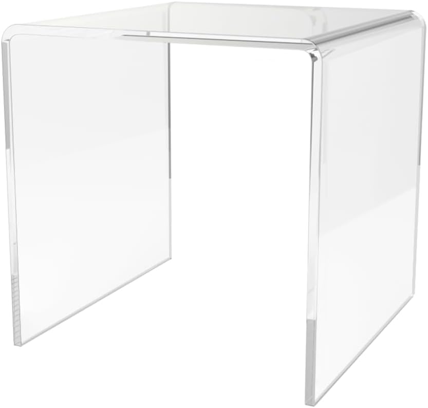Marketing Holders Clear Acrylic Riser Stand 4 Inch Square