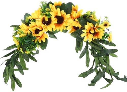 Artificial Sunflower Swag for Wedding Backdrop and Home Decor