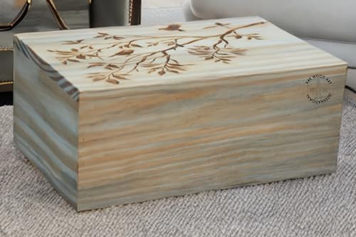 Leaf Tree Bird Cremation Urn for Human Ashes Large