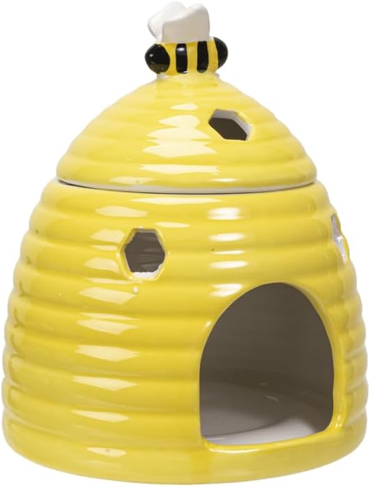 Ebros Gift Bumblebee Hive Ceramic Oil Warmer