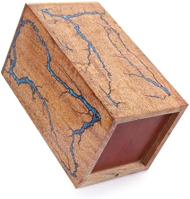 Blue Resin Cremation Urn 250lbs Dignified Design