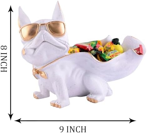 Cute Cool Dog Sculpture with Storage Tray