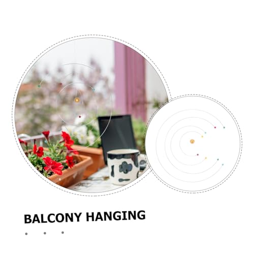 Luxshiny Modern Hanging Mobile Wind Chime Educational Space Decor