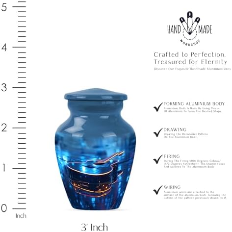 Guitar Urn - Cremation Urn for Human Ashes