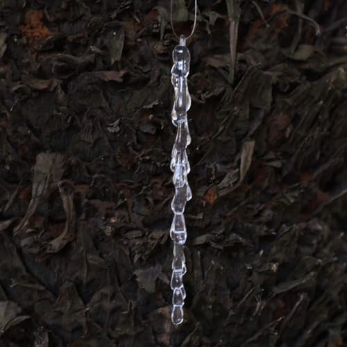 25 Pc Clear Icicle Ornament Set