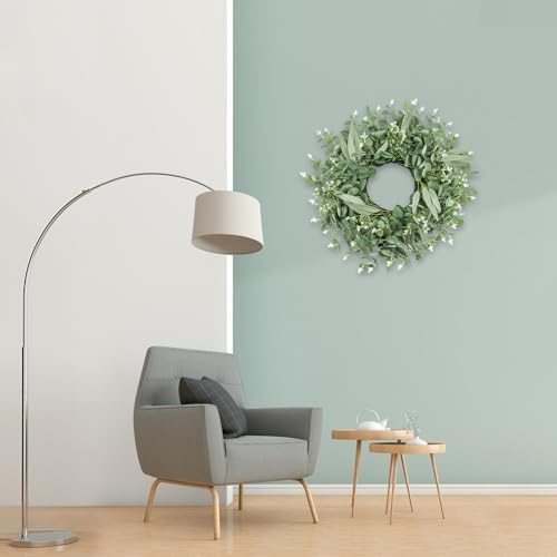 Dushle 24 Inch Summer Eucalyptus Wreath for Front Door