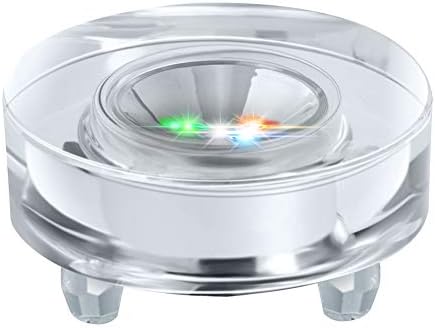 IFOLAINA Crystal LED Light Base Display Stand
