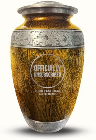 Personalized Cremation Urn with Name Tech Design