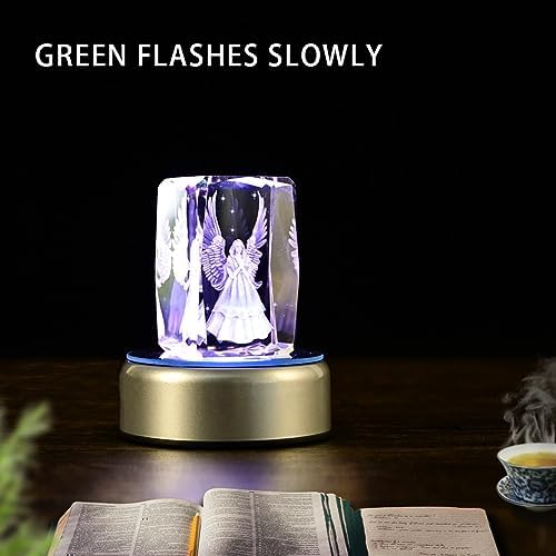 5 LED Display Base for Crystals Glass Art