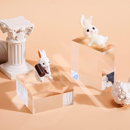 Clear Acrylic Display Blocks for Jewelry and Collectibles
