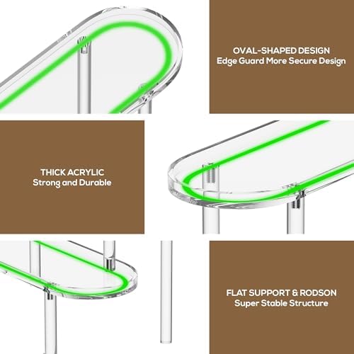 Glowing Acrylic Riser Display Shelf for Funko-POP Figures