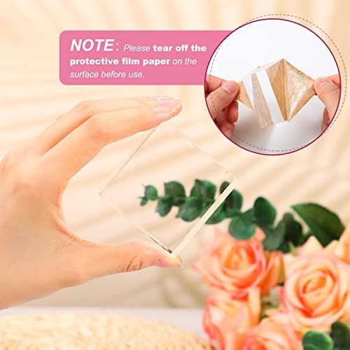 Clear Acrylic Display Blocks for Jewelry and Collectibles