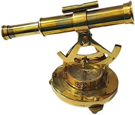 Brass Telescope Compass Nautical Decor