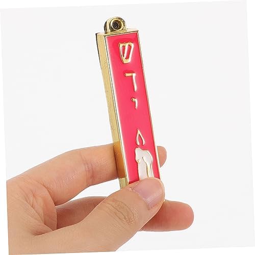 Metal Mezuzah Decor for Home and Catholic Blessings