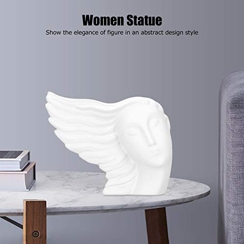 Women Head Sculpture 85x37x67in Ceramic Decor Statue