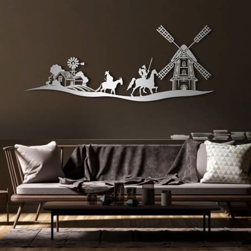 Don Quixote Metal Wall Art 18x7in