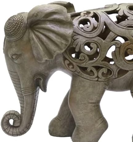 Natures Mark 8 Inch Elephant Decor Resin Statue