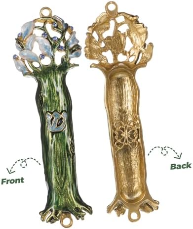 IMIKEYA Retro Alloy Door Ornament with Blessing
