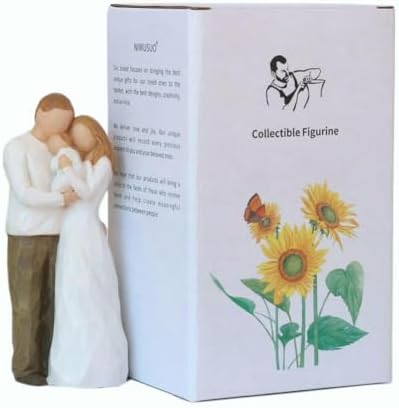 New Parent Baby Figurine Gift Statue Sculpted Figurine