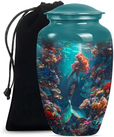 Mermaid Kingdom Funeral Urns for Human Ashes