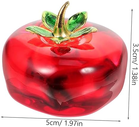 Zerodeko Crystal Strawberry Persimmon Desktop Ornament