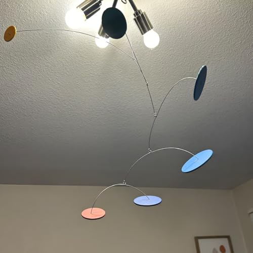 Vintage Kinetic Sculpture Hanging Mobile 25x15