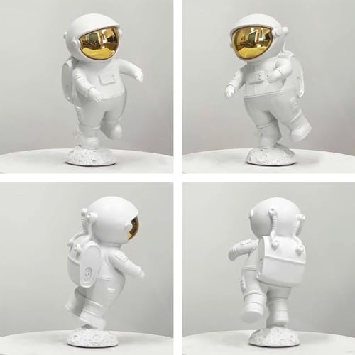 HAUCOZE Astronaut Sculpture Modern Art Statue Table Centerpiece