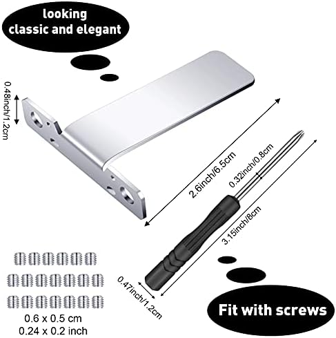 4 Piece Iron Easel Stand Set with Screws and Screwdriver