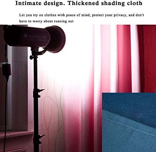 QQXY Portable U-Shaped Privacy Curtain Fitting Room
