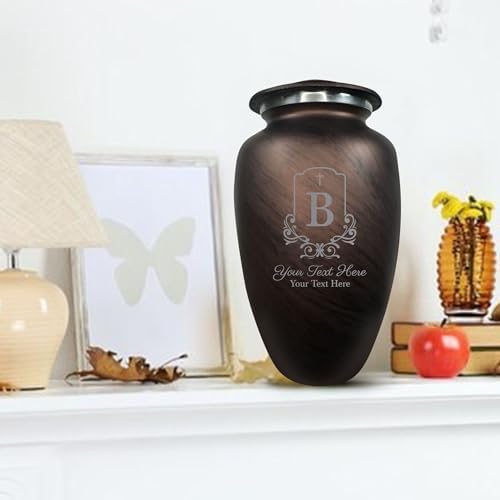 Custom Large Cremation Urn - Personalized with Name and Headstone Shape