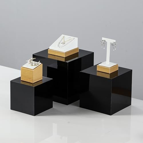 3-Piece Acrylic Display Riser Set for Buffet Party and Dessert Tables
