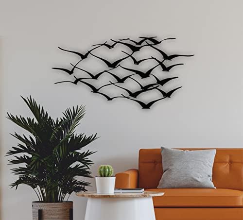 DEKADRON 3D Metal Wall Art Cranes Sculpture