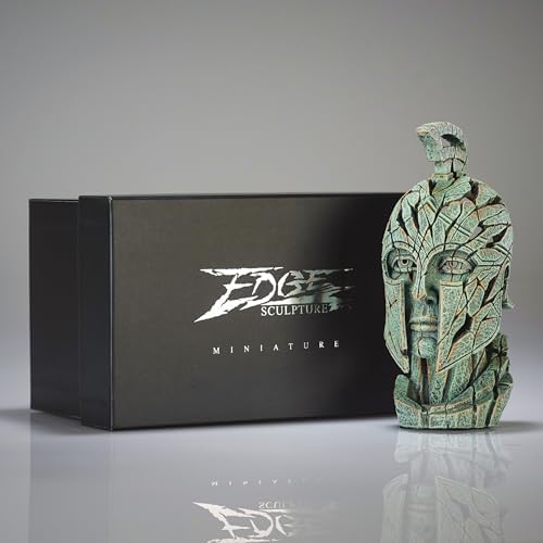 Enesco Edge Sculpture Spartan Warrior Figurine 724 Inch Green