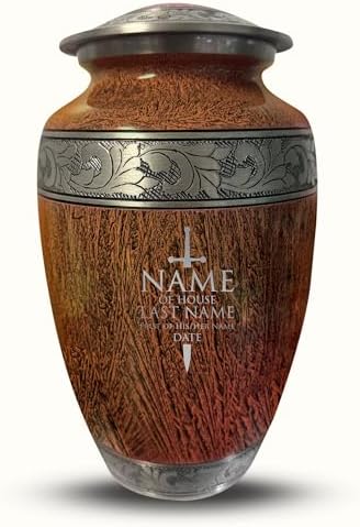 Personalized Adult Cremation Urn with Name Humorous Throne Design