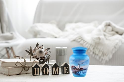 Lighthouse Keepsake Urn for Ashes and Memories
