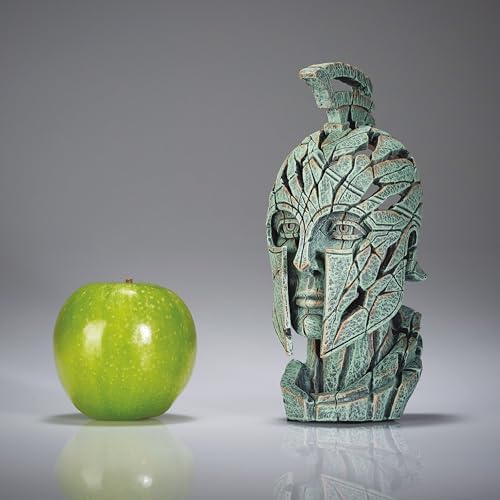 Enesco Edge Sculpture Spartan Warrior Figurine 724 Inch Green