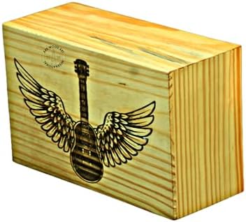 Guitar Musical Lovers Urns Handmade Wooden Urn for Ashes