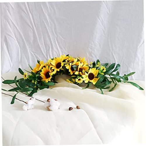 Artificial Sunflower Swag for Wedding Backdrop and Home Decor