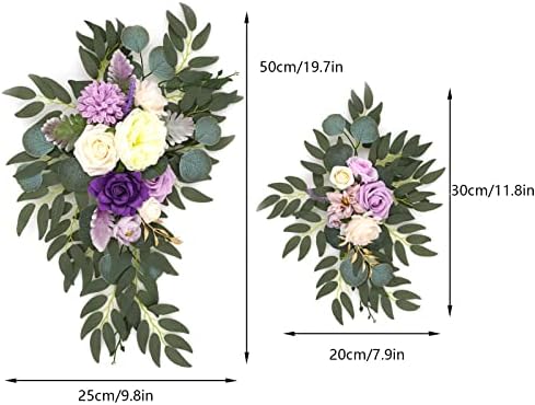 Wedding Arch Flowers Rustic Artificial Floral Swag