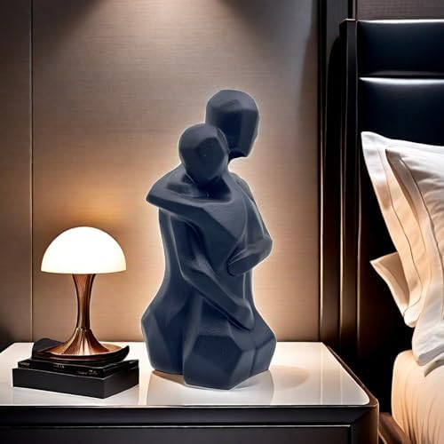 97 Inch Couple Hug Ceramic Statue Figurine