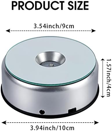 5 LED Display Base for Crystals Glass Art