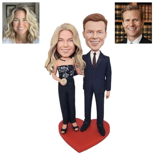 Custom Bobblehead Figurine for Couples - Handmade Personalized Sculpture Gift