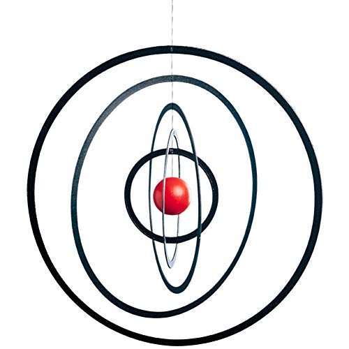 Science Fiction Hanging Mobile 10 Inches Wooden Ball